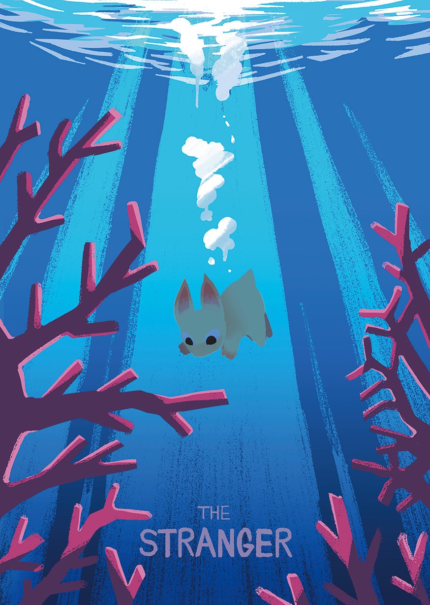 「THE STRANGER」と下中央に書かれている