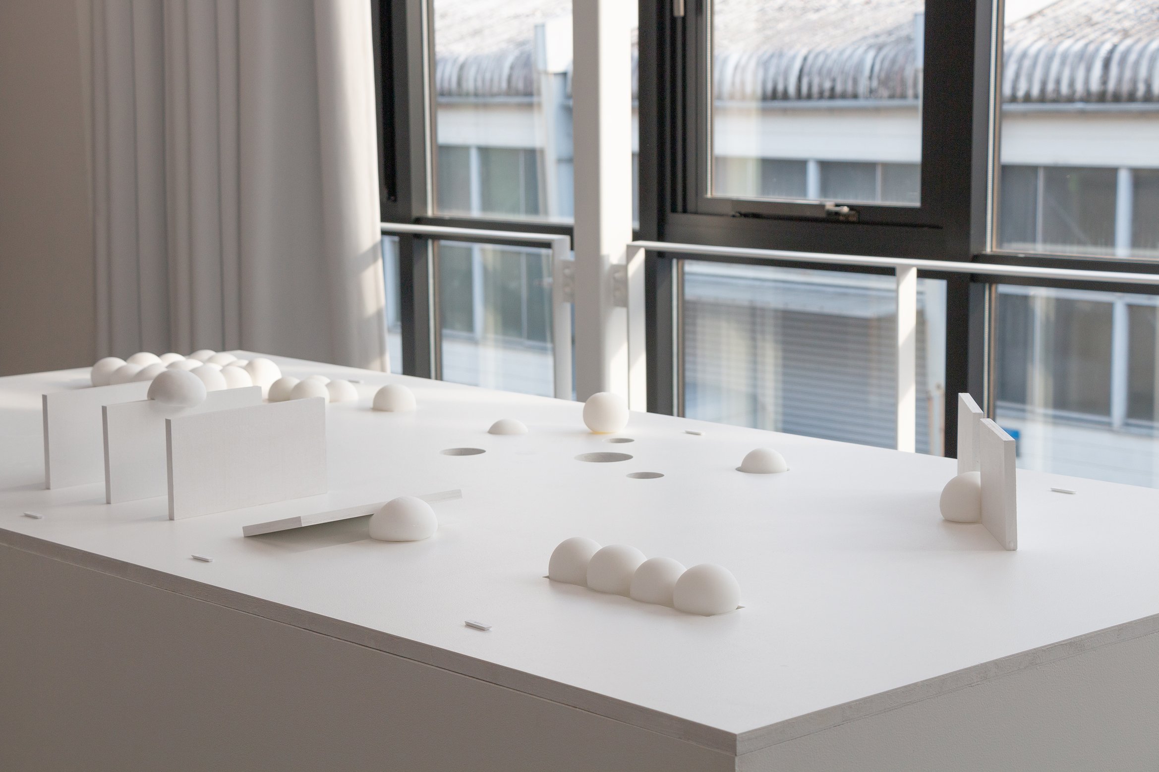 展示風景全体の写真。