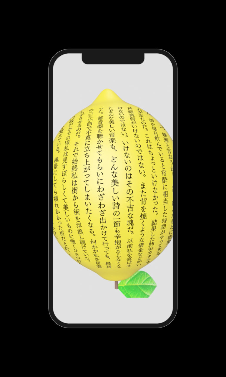 3年 エディトリアル｢ a tiny “book” on the smartphone ｣